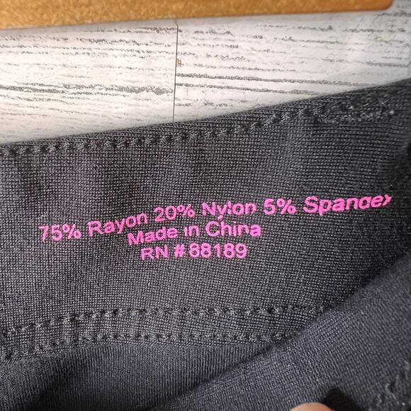 Lilly Pulitzer Pants Womens Size 0 Black Worth Skinny Stretch Jeggings Modern - Picture 13 of 16